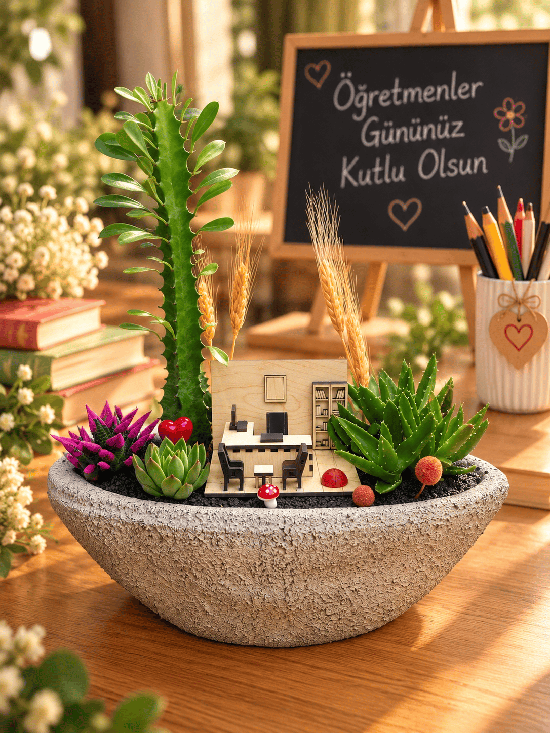 Marmaris Öğretmenime Bir Ömür Teşekkür | Öğretmenler Günü Çiçeği