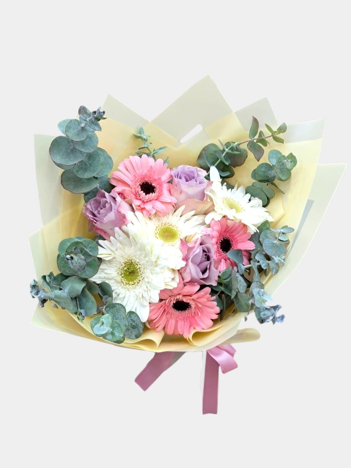 Pastel Gerbera & Gül Buketi 