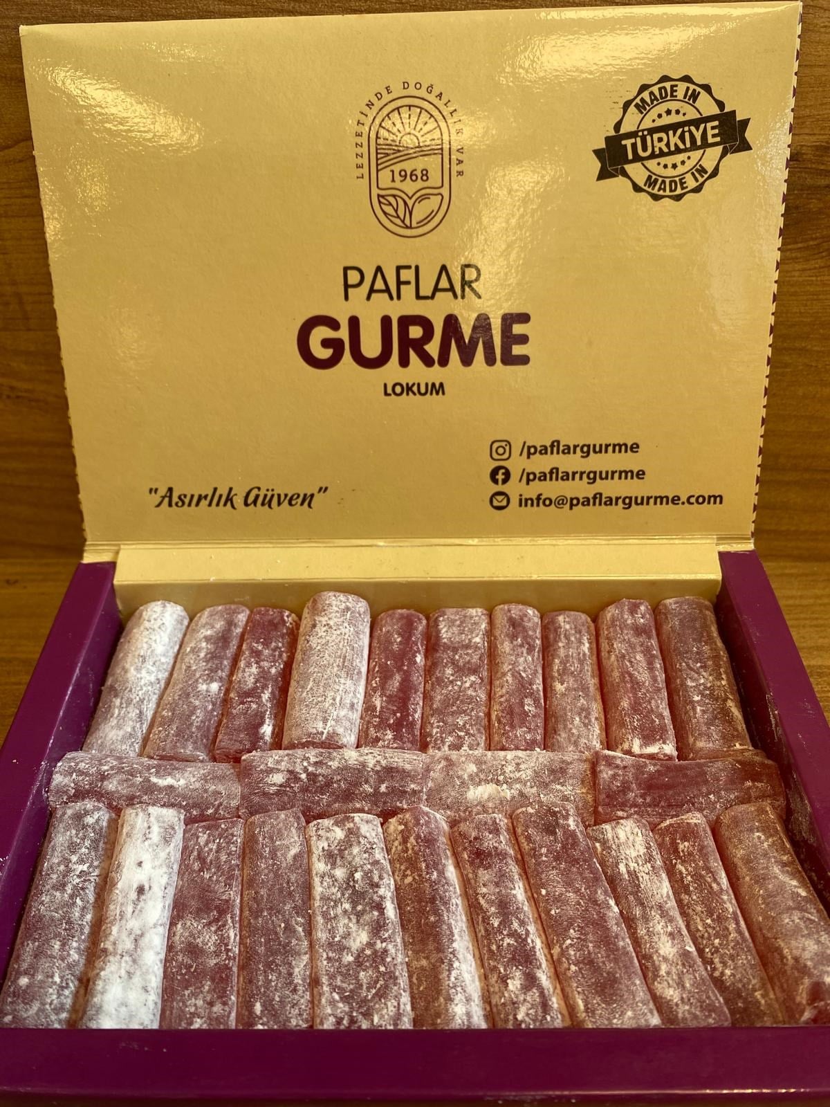 GÜLLÜ PARMAK LOKUM