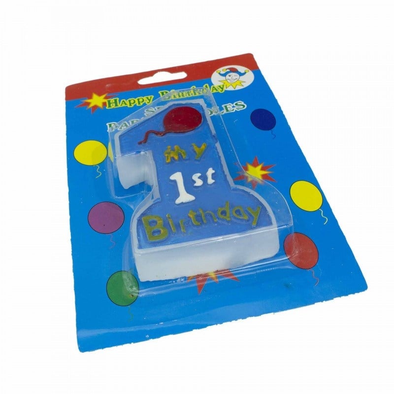 1. Doğum Günüm Baskılı Mum