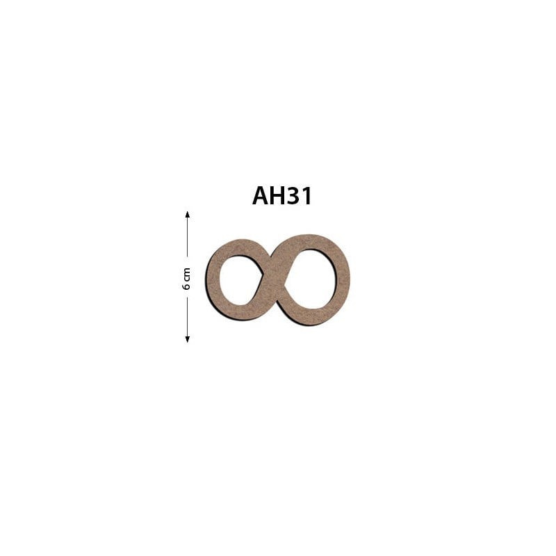 Ah31 Ahşap 6 cm Sonsuzluk