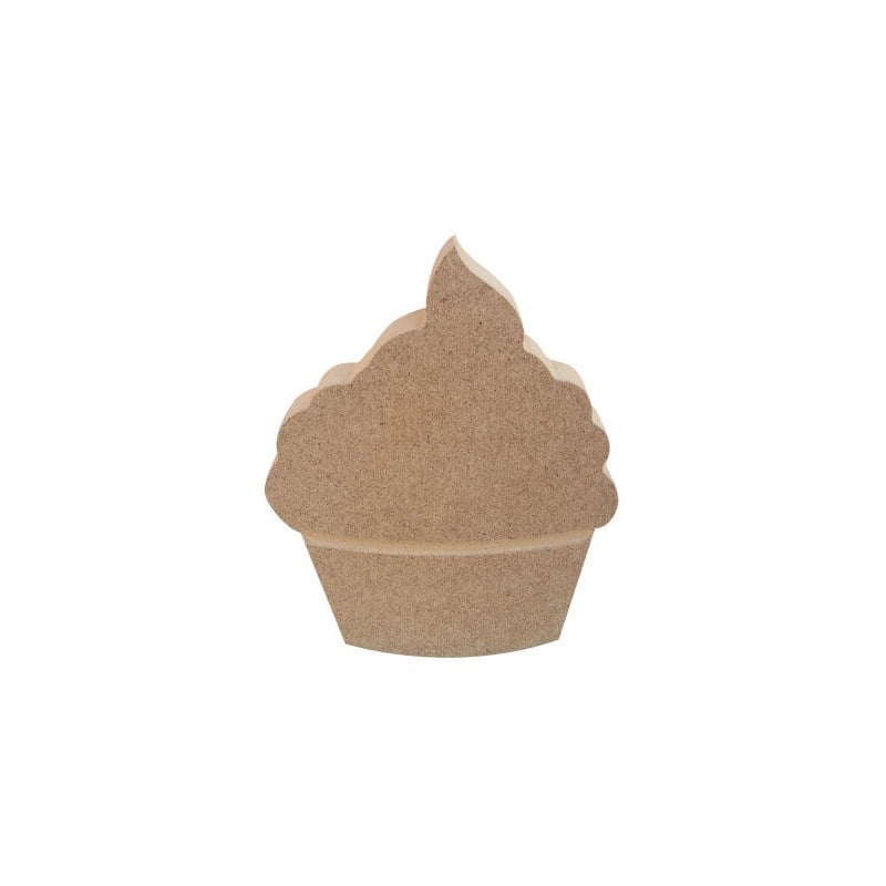 F13 Cupcake Figürü Biblo Ahşap Obje