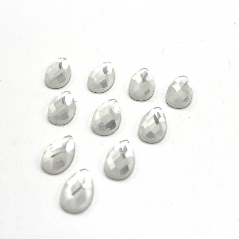 Hotfix Taş Damla Şeffaf 0,7x1,2 cm