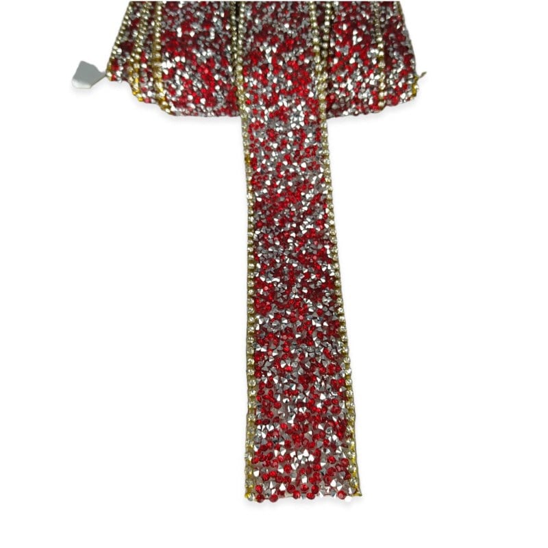 Kristal Taşlı Yapıştırma Şerit 4 cm