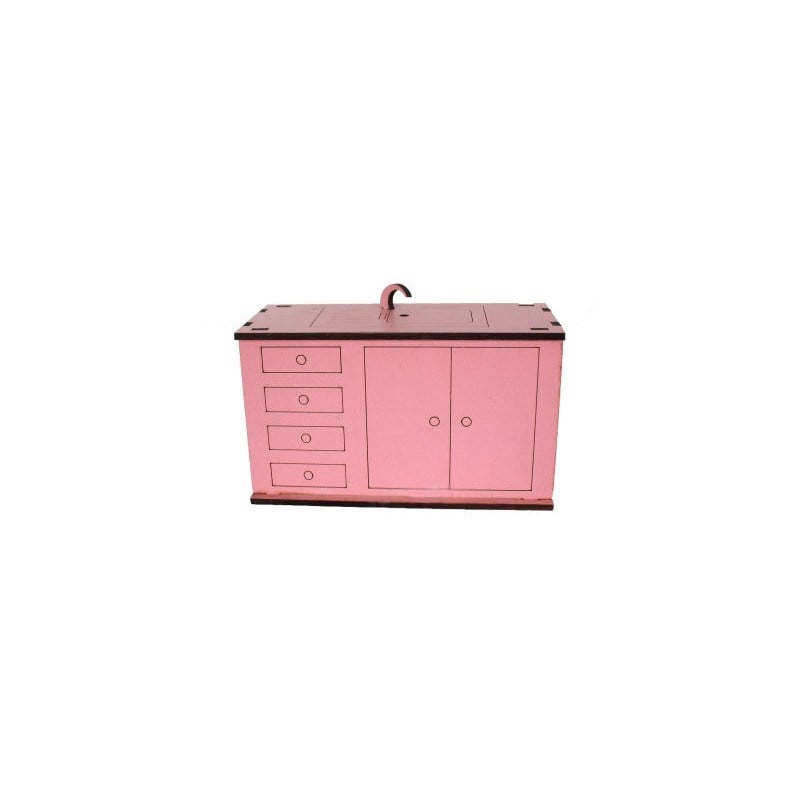 My79 Pembe Minyatür Mutfak