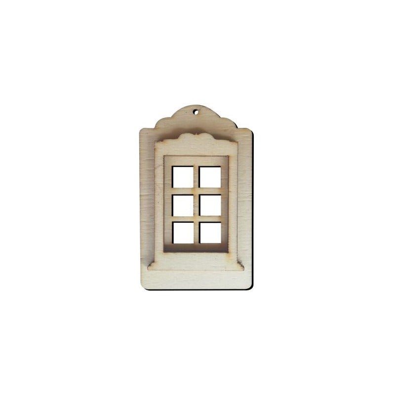 O41 Pencere Paket Süs Ahşap Obje
