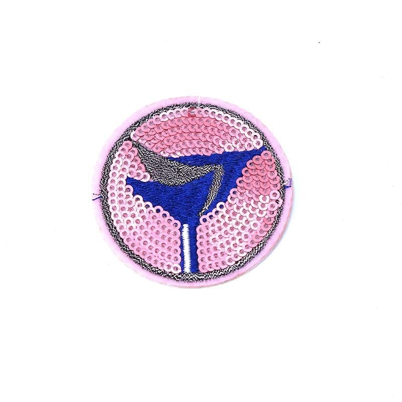 Pullu Yapıştırma Pembe Yama