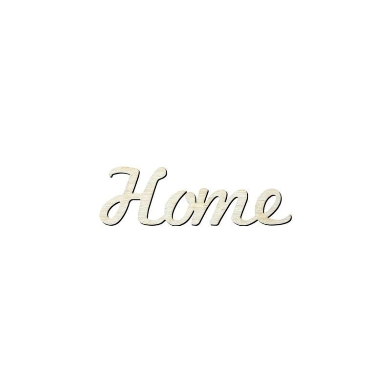 Y3 Home Yazısı Ahşap Obje