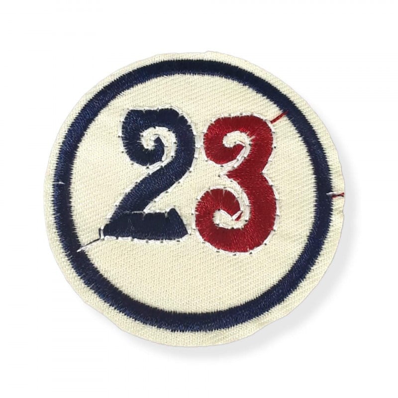 Yapıştırma 23 Yazılı Yuvarlak Arma