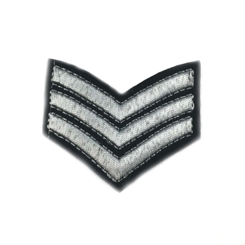 Yapıştırma Simli Gümüş Askeri Arma