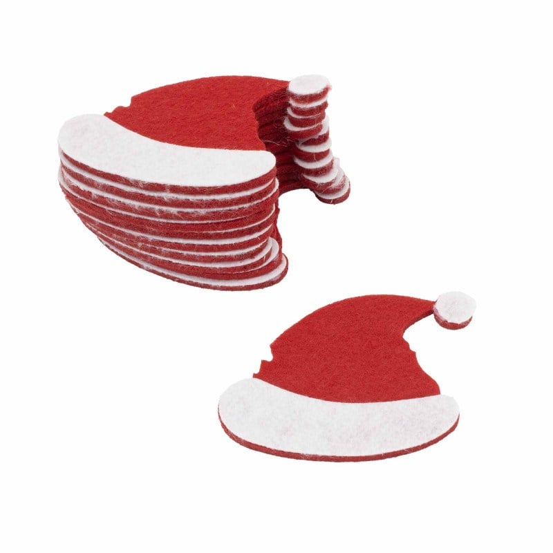 Yılbaşı Süsü Noel Şapkası 5'li