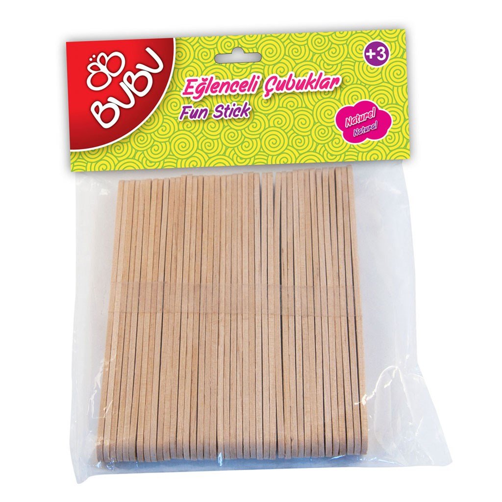 Bu-Bu Eğlenceli Çubuklar Naturel BUBU-HS0013