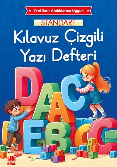 Ema A4 Kılavuz Çizgili Yazı Defteri 48 Sayfa İlkokul Yazı Çalışması