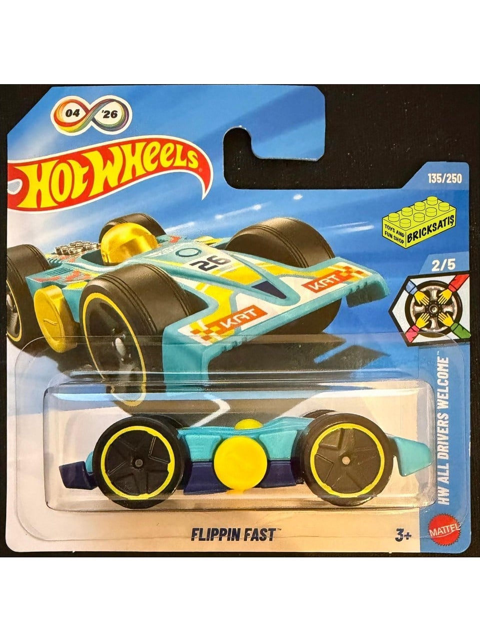 Hot WheelsTekli Arabalar Flippin Fast JJJ88 