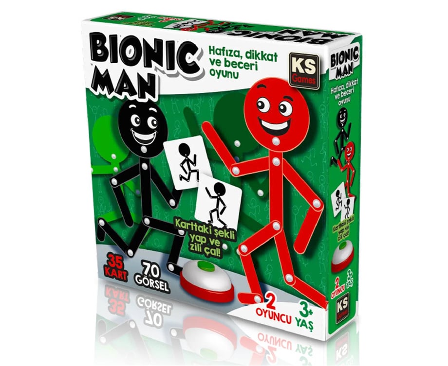 Ks Bionic Man Tr-Eng KIRMIZI SIYAH   