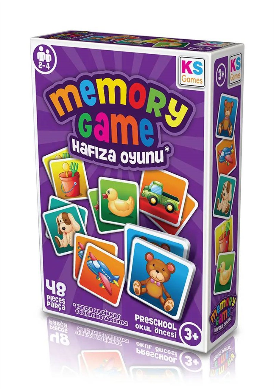 Ks Memory Game Hafıza Oyunu KIRMIZI SIYAH   