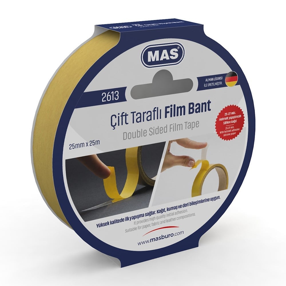 Mas 2610 Çift Taraflı Bant 12mmx25m