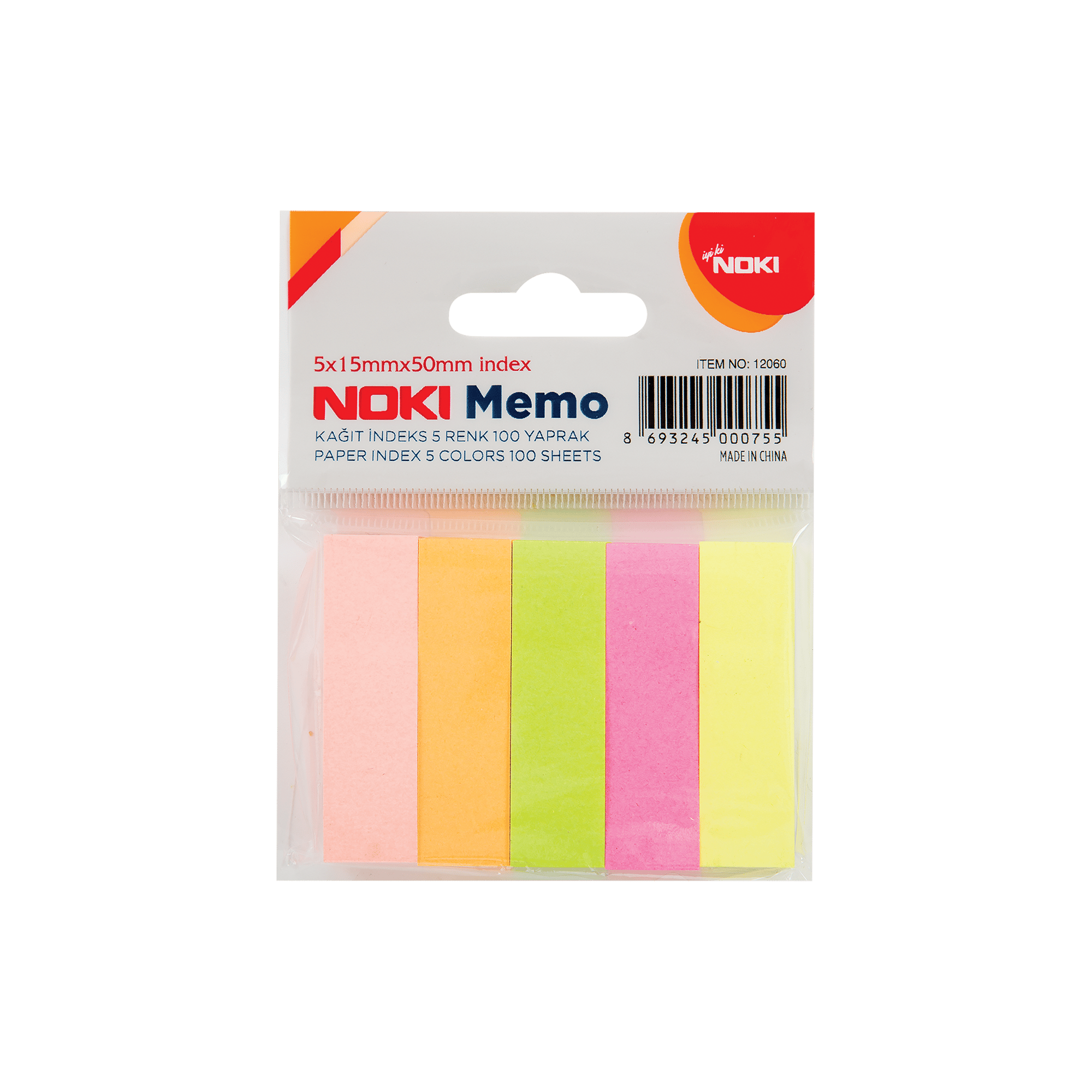 Noki Memo Kağıt Film Indeks 5 Renk 100 Yaprak 12060
