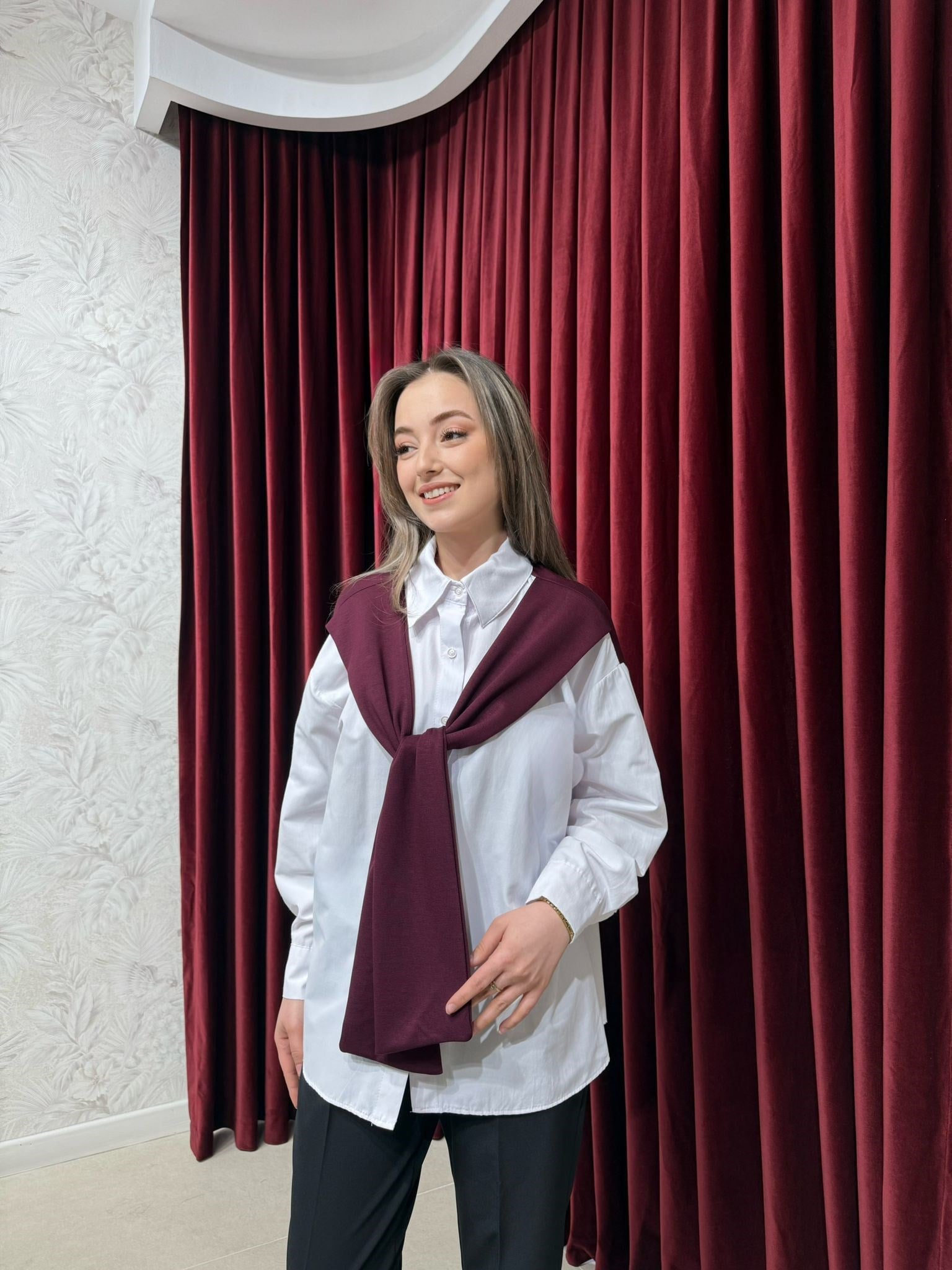 BBC ATKILI GÖMLEK BORDO