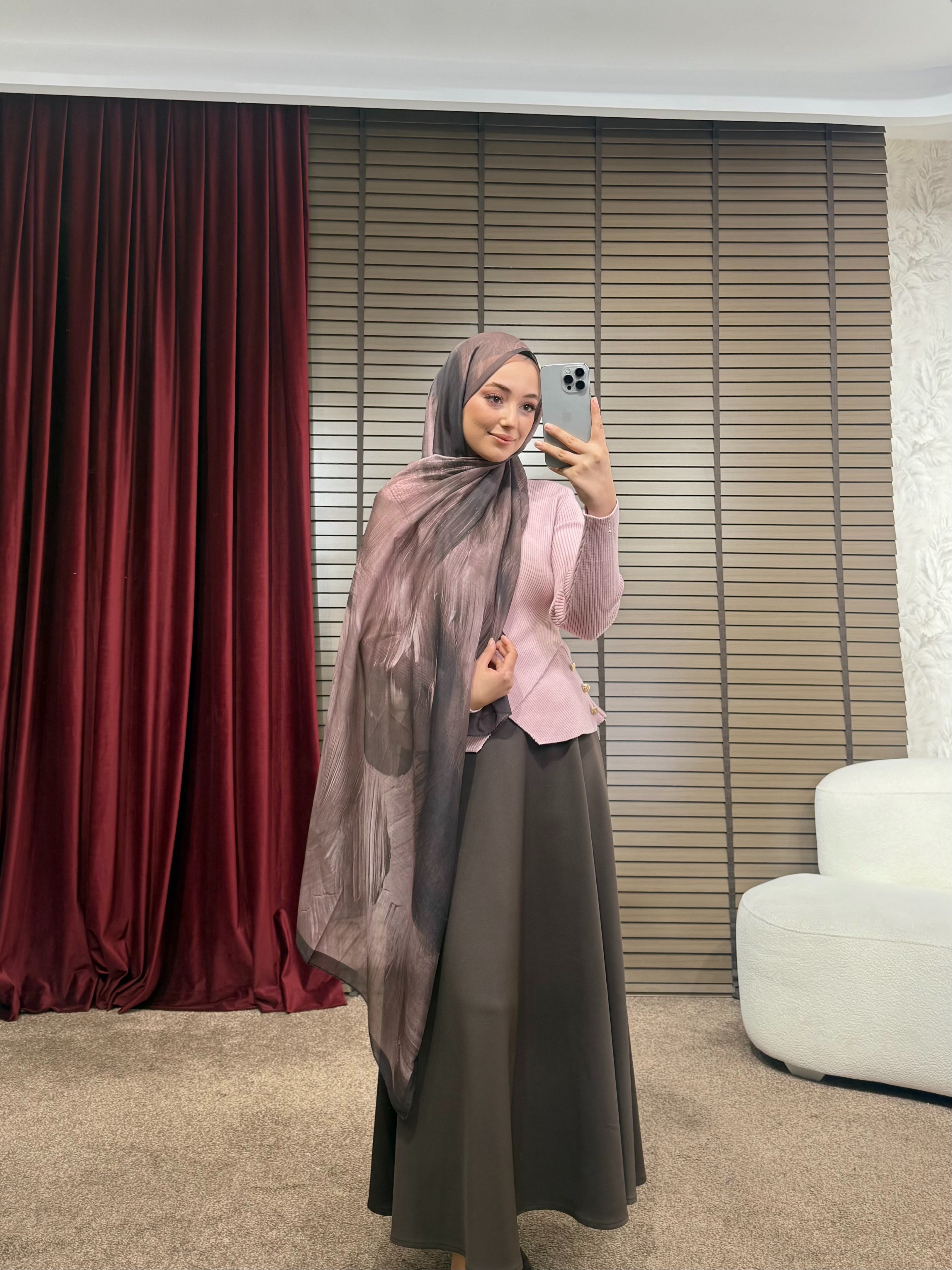 BBC AURA DESEN ŞAL-GÜL