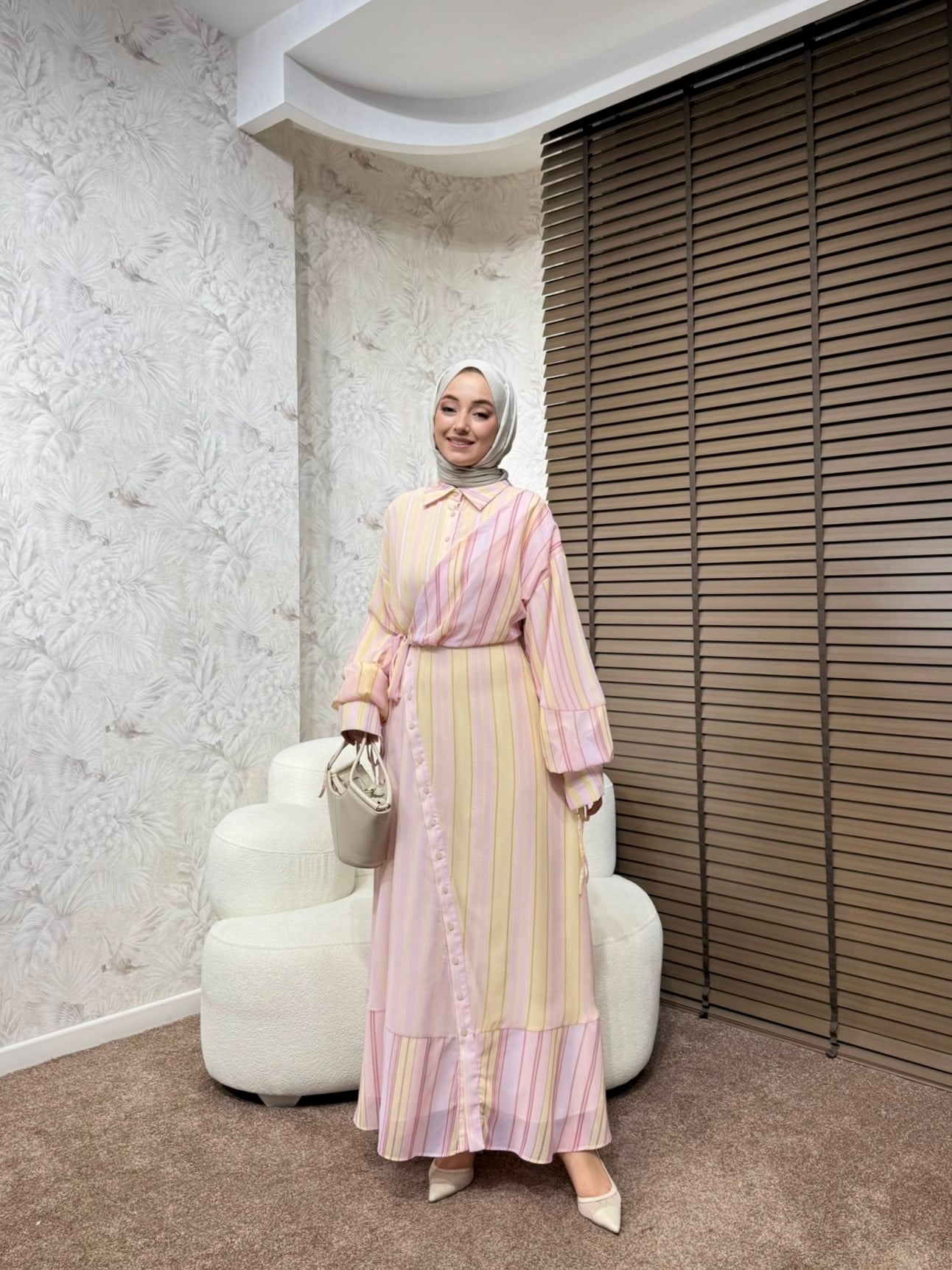 BBC MARELA ELBİSE-PEMBE