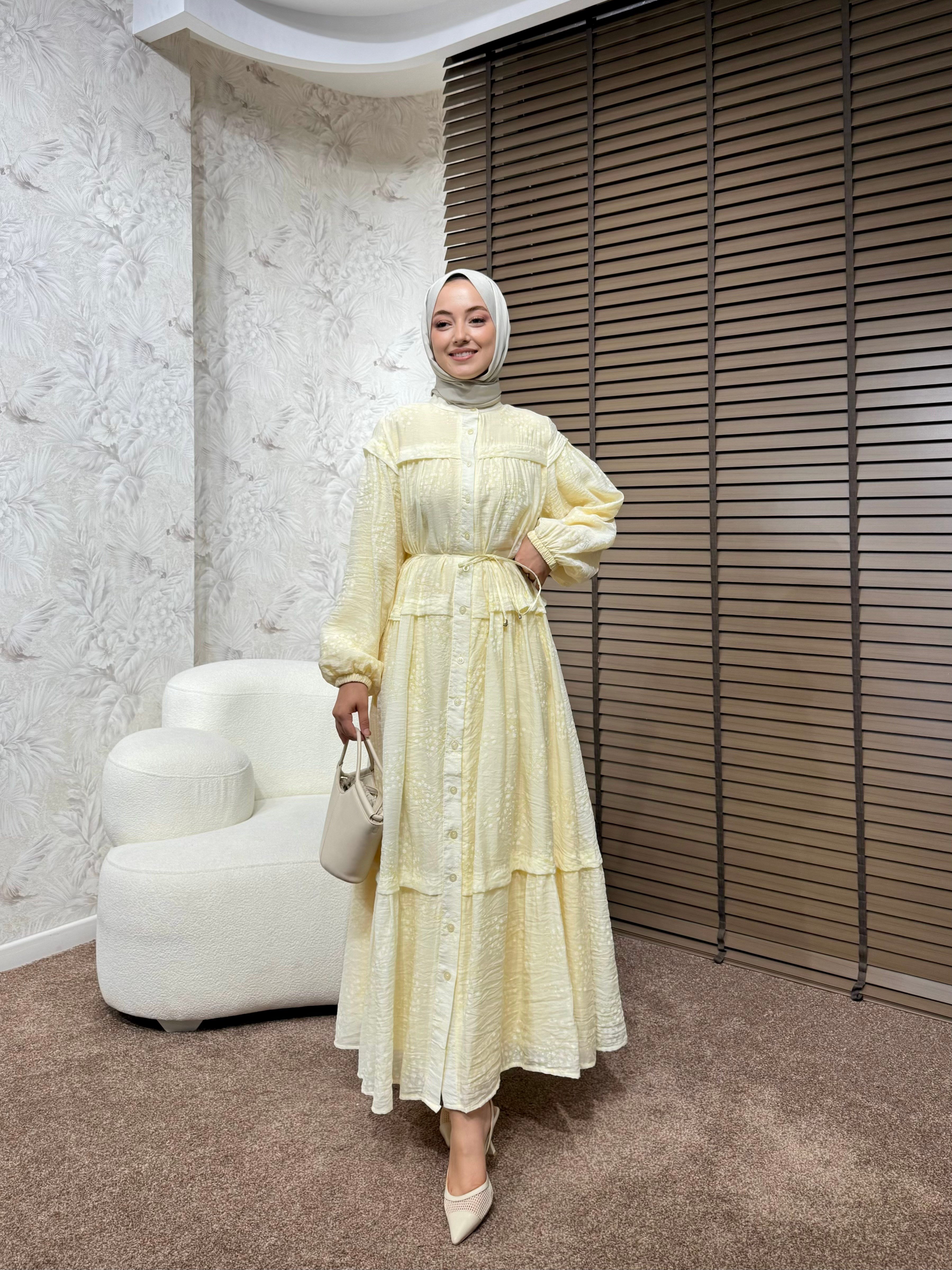 BBC MAYELLA ELBİSE-SARI 
