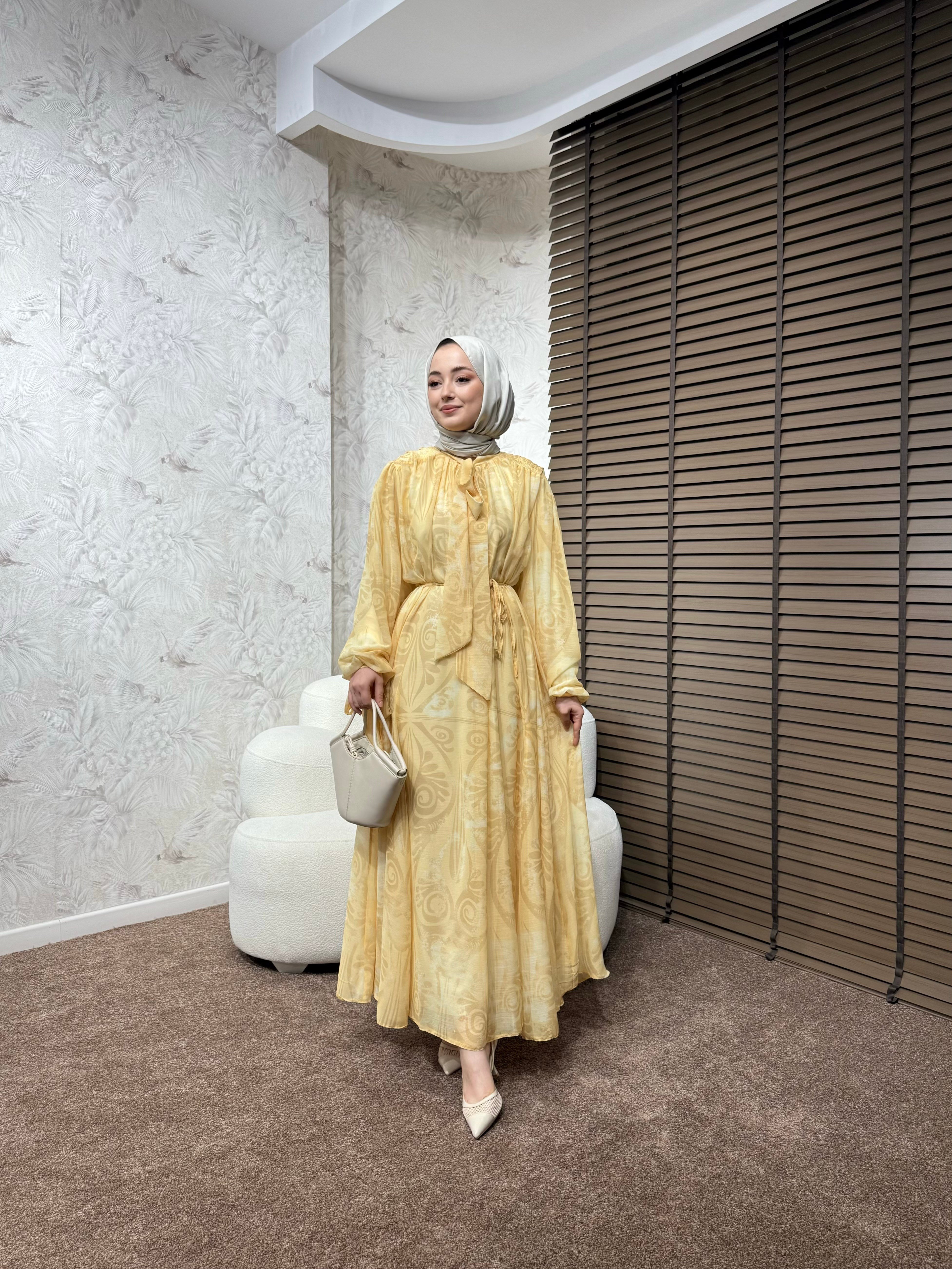 BBC SOLEA ELBİSE-SARI