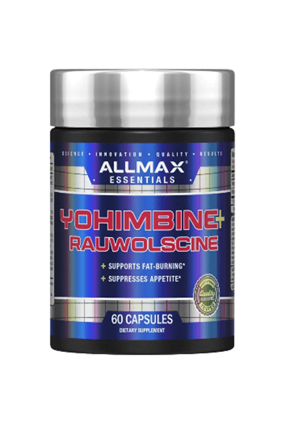 ALLMAX Yohimbine HCI + Rauwolscine, 3.0 mg, 60 Capsul. USA.41.
