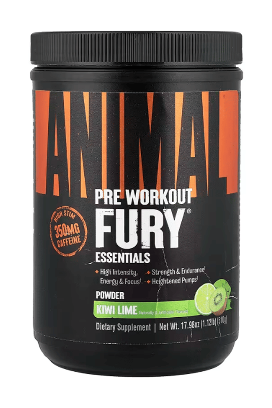 Animal Fury BCAA+Citrulin Malate+Beta Alanin Powerful Pre-Workout Formul 30 SERVİS.Usa Version.65.