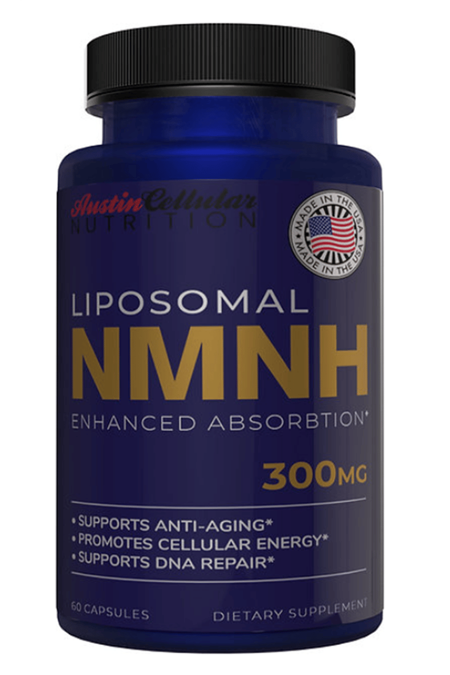 Austinootropics Liposomal NMNH 300mg 60 Capsul. (60 Servis) Usa Menşei.