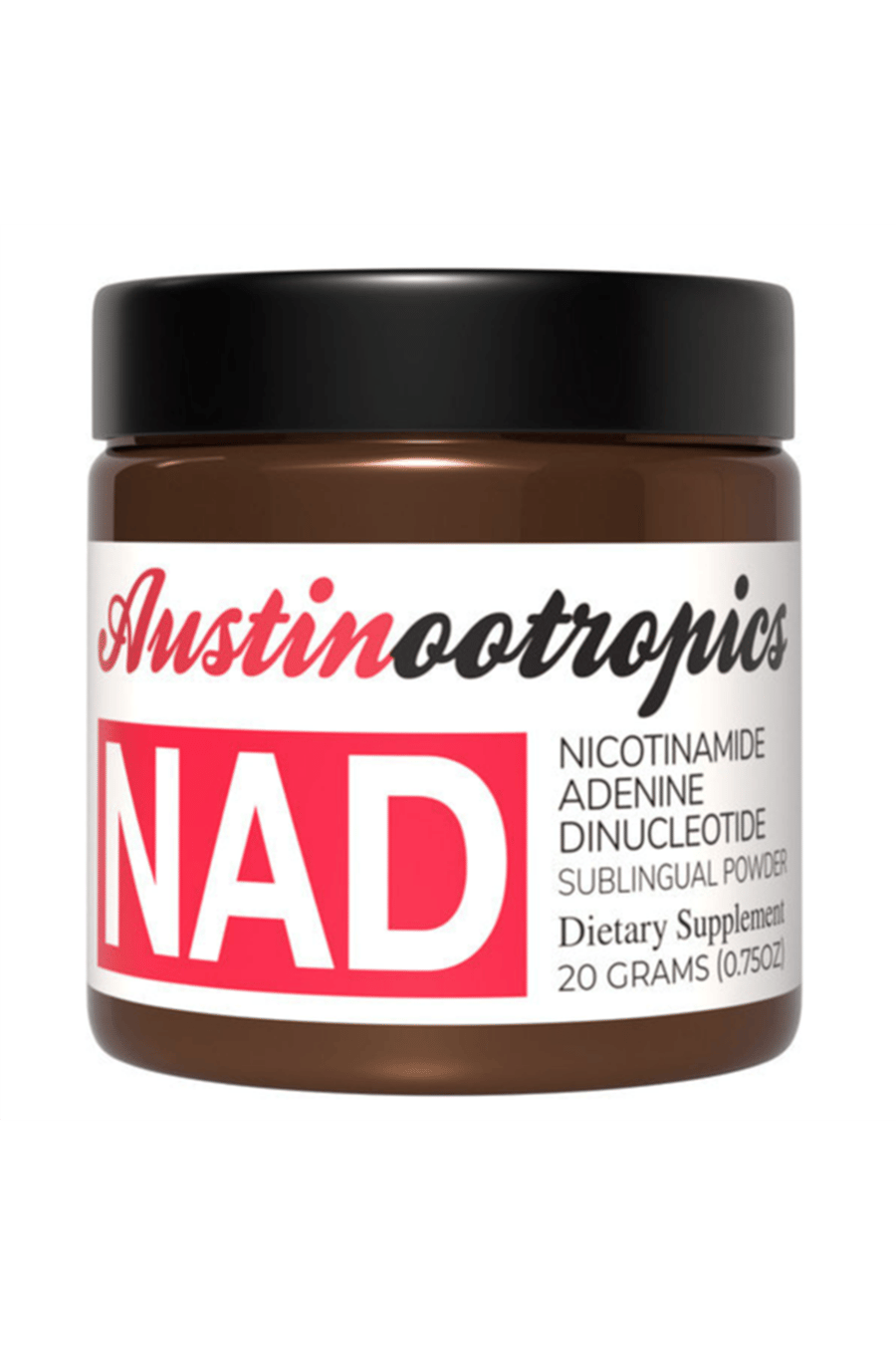 Austinootropics NAD Sublıngual Nicotinamide Adenine Dinucleotide Pure Potency 20 grams 250mg 80 Servis.Abd Menşei
