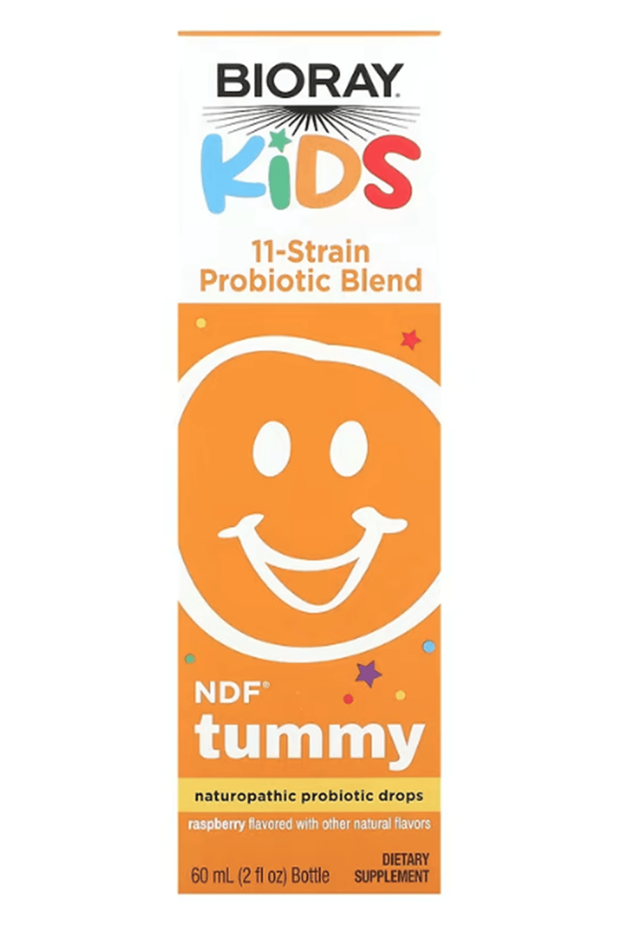 Bioray Kids NDF Tummy  11-Strain Probiotic Blend  (60 ml).Abd Menşei.