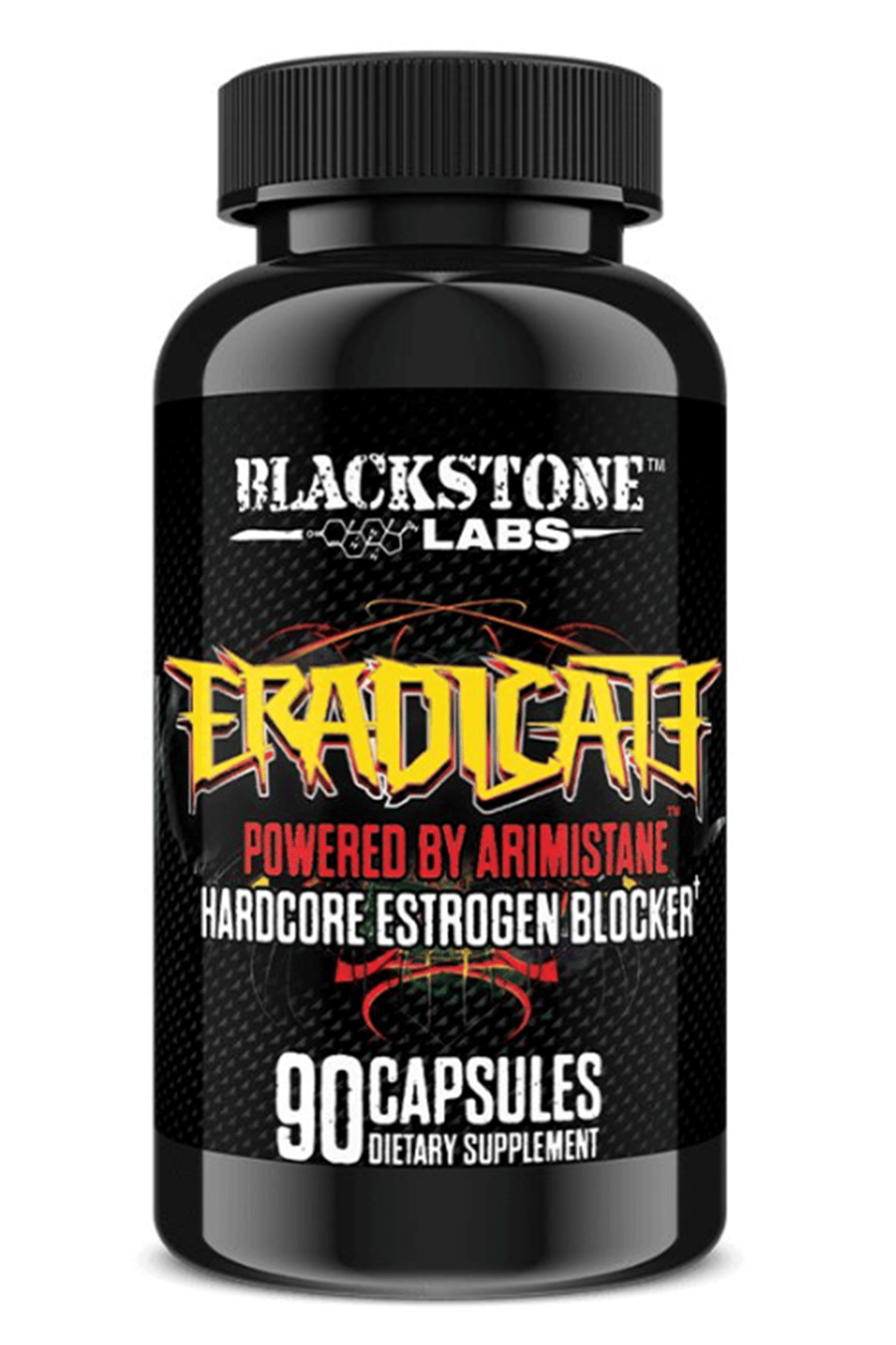 BLACKSTONE LABS ERADICATE (VÜCUTTA SU TUTMAYA-ÖSTROJONE -ARIMISTANE+NAC+SafedMusli) 90 Kapsul.42.