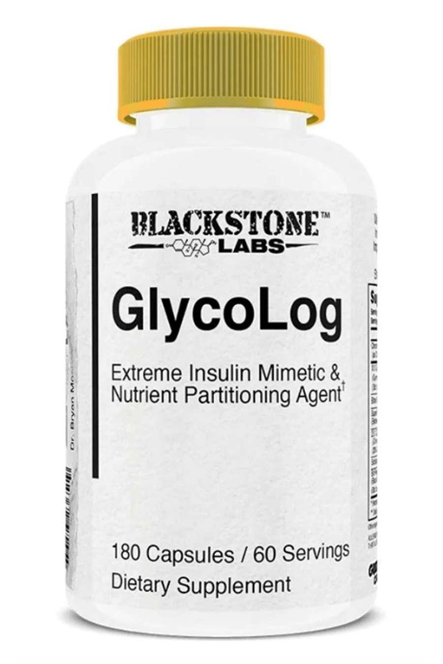 Blackstone Labs GlycoLog  İn.sülin Mimetik 180 Capsules. USA.52.