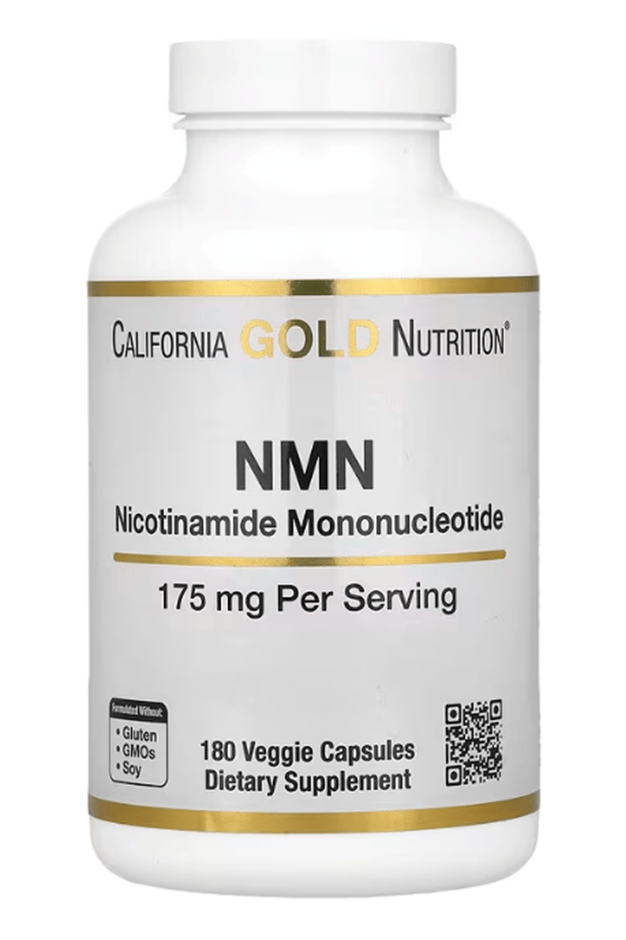California Gold Nutrition, NMN, 175 mg , 180 Veggie Capsules.Abd Menşei.