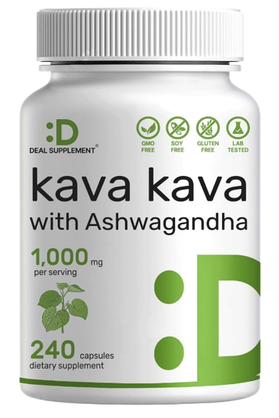 DEAL SUPLAMENTS  KAVA KAVA  750mg  240 Capsul.Abd Menşei.50.