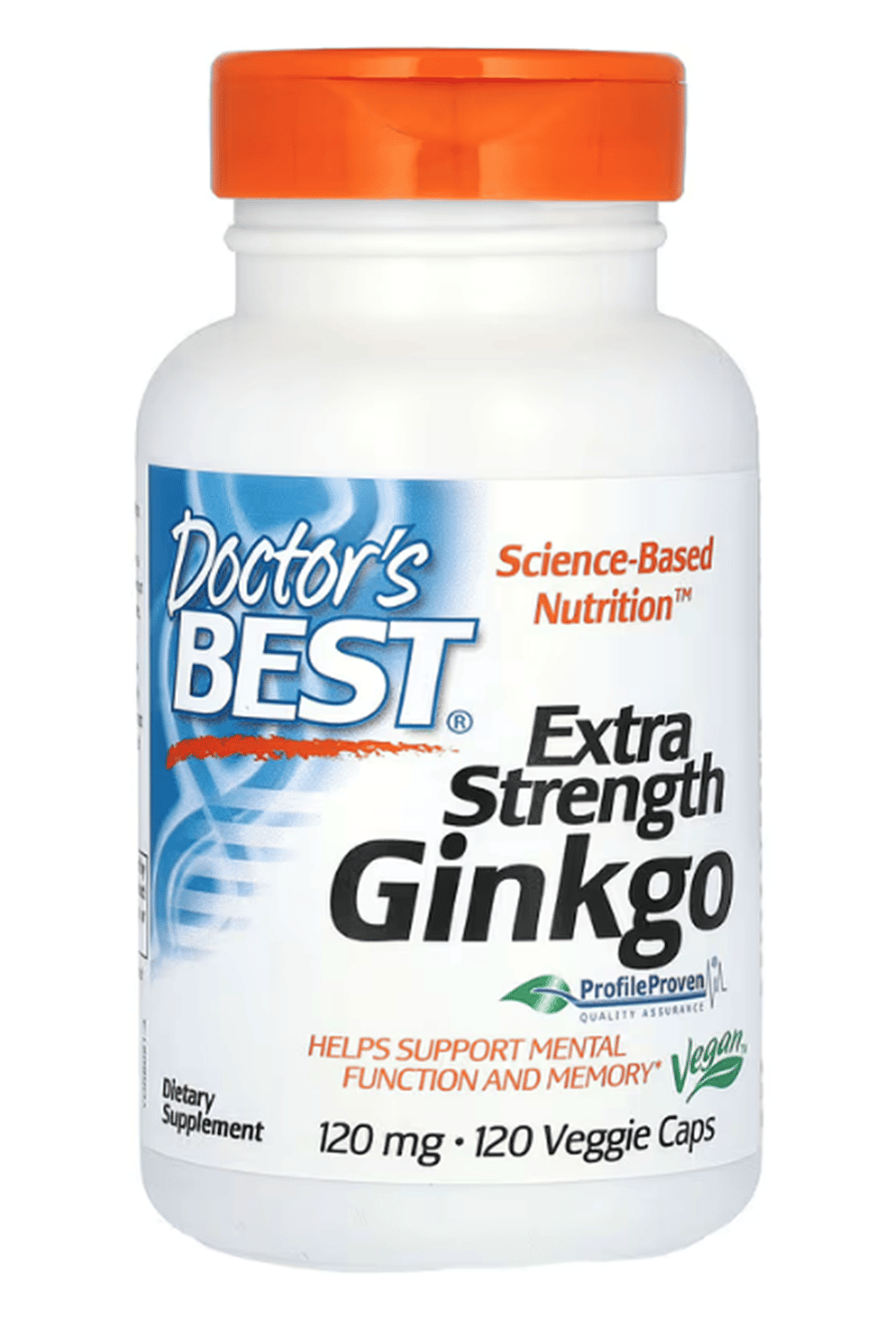 Doctor's Best  Extra Strength Ginkgo Biloba 120mg 120 Veggie Capsul.Usa Menşei.
