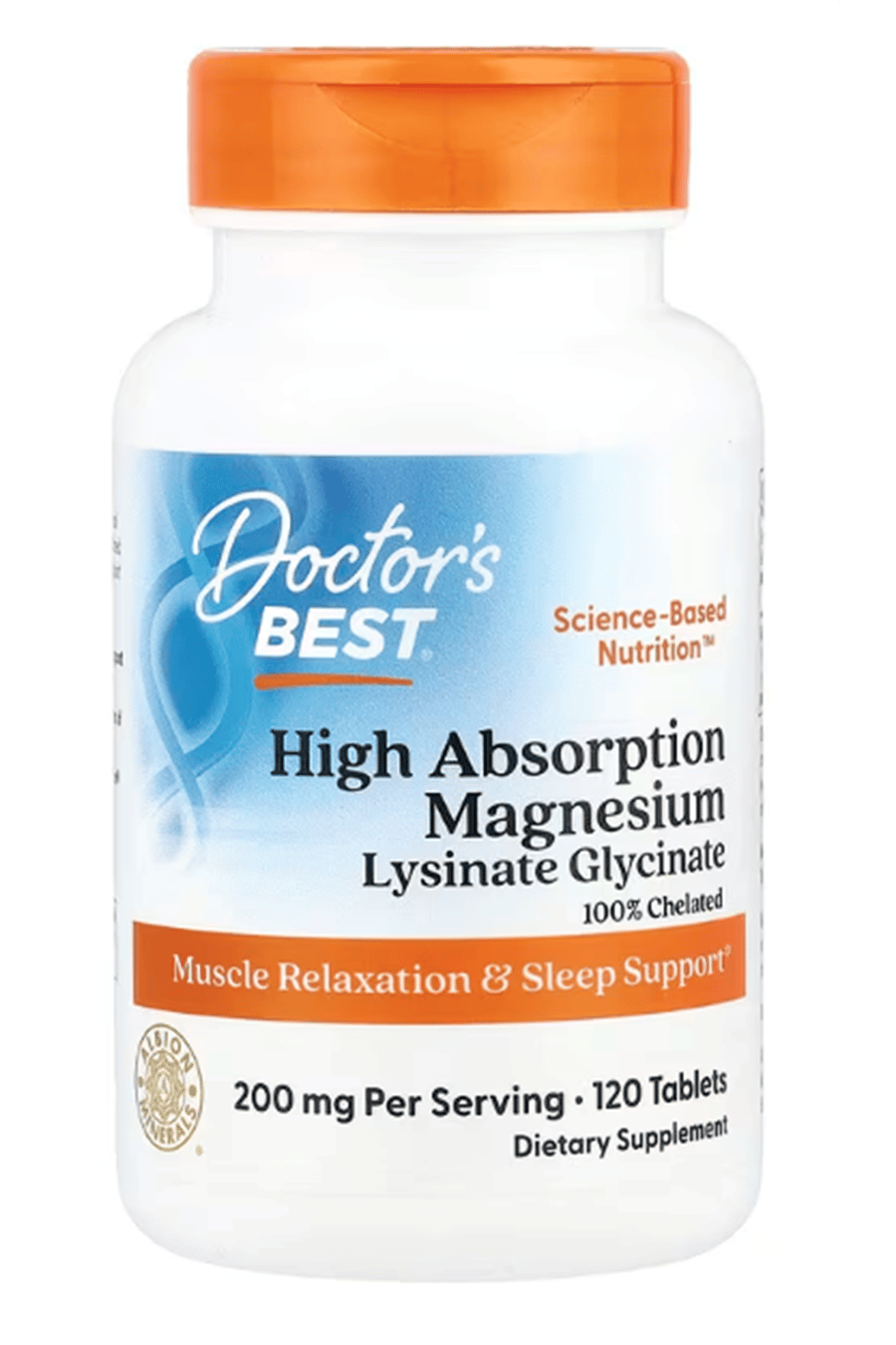 Doctor's Best, High Absorption Magnesium, 200 mg, 120 Tablets.40.