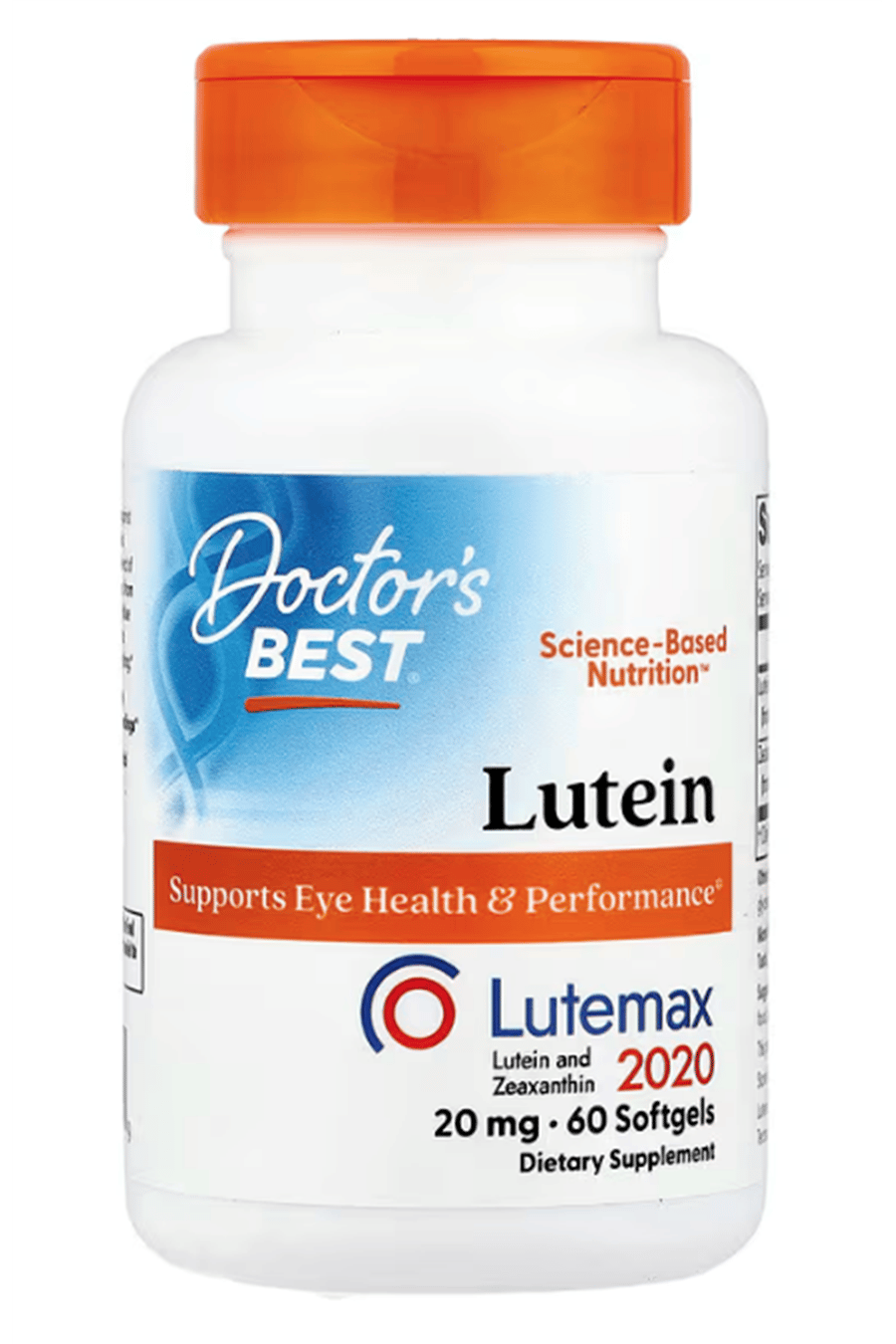 Doctor's Best, Lutein with Lutemax 2020, 20 mg, 60 Softgels.Abd Menşei.42.