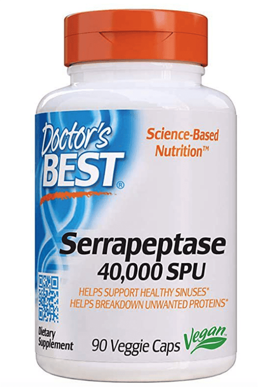 Doctor's Best, Serrapeptase, 40,000 SPU, 90 Veggie Capsul. USA.38.