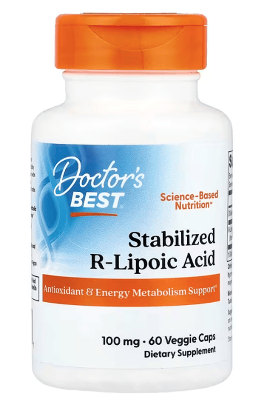 Doctor's Best, Stabilized R-Lipoic Acid with BioEnhanced Na-RALA, 100 mg, 60 Veggie Capsul.Made ın Usa.45.