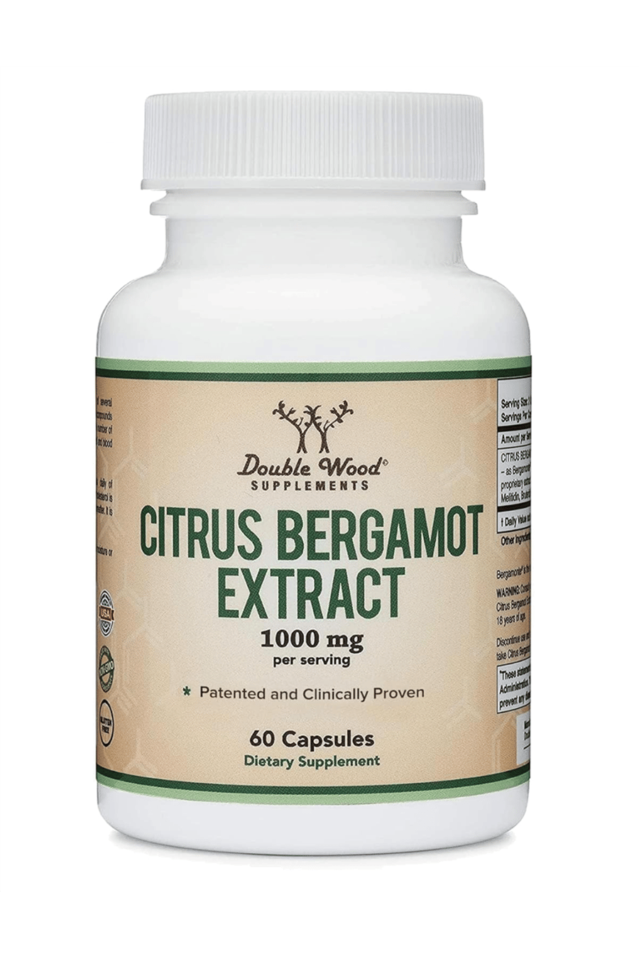 Double Wood  Citrus Bergamot Extract 1000mg 60 Capsules.Abd Menşei.42.