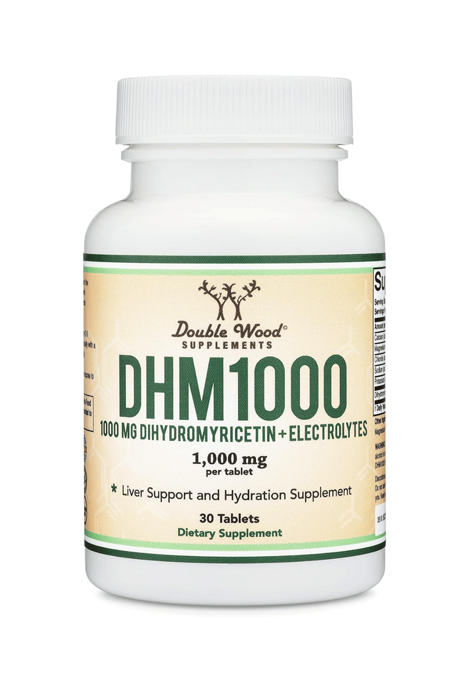 Double Wood DHM1000 Dihydromyricetin 1000mg 30 Tablet.Abd Menşei.36.