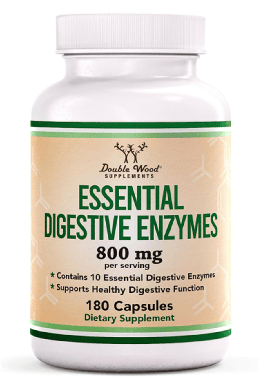 Double Wood Essential Digestive Enzymes  800mg 180 Capsul.39.