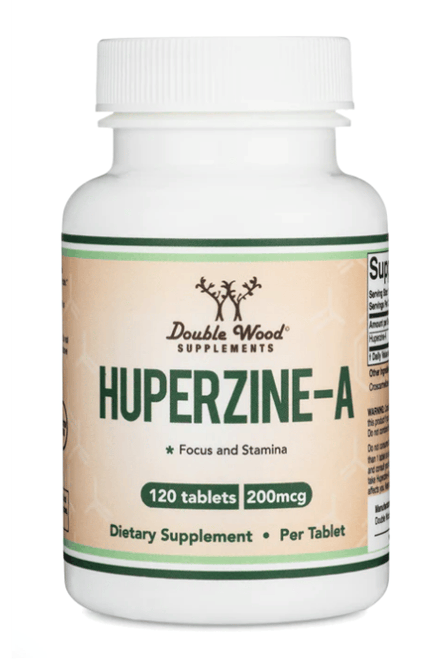 Double Wood  Huperzine A 200mcg 120 Tablet.Abd Menşei 38.