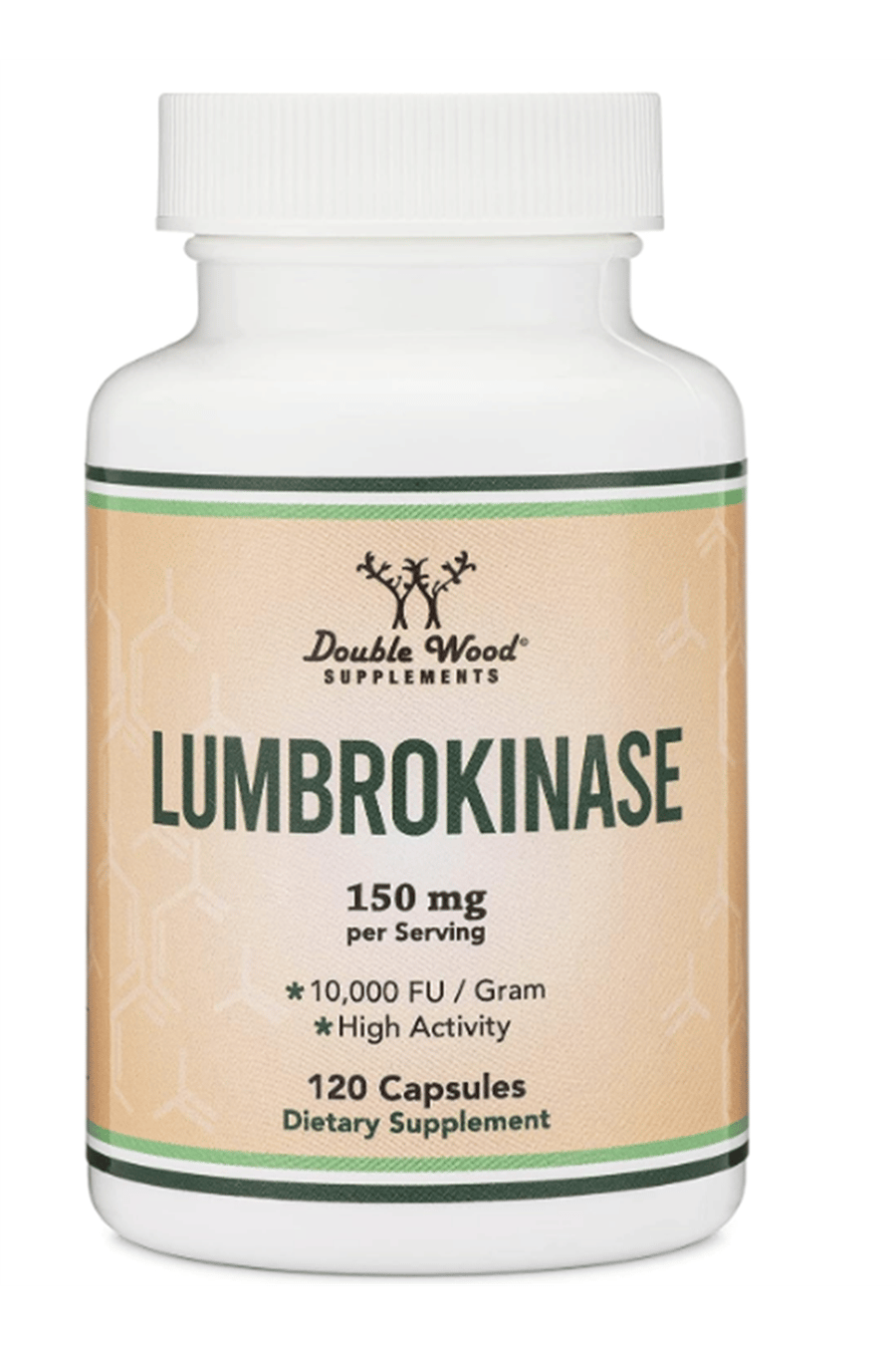 Double Wood  Lumbrokinase Enzymes 120 Capsul.39.