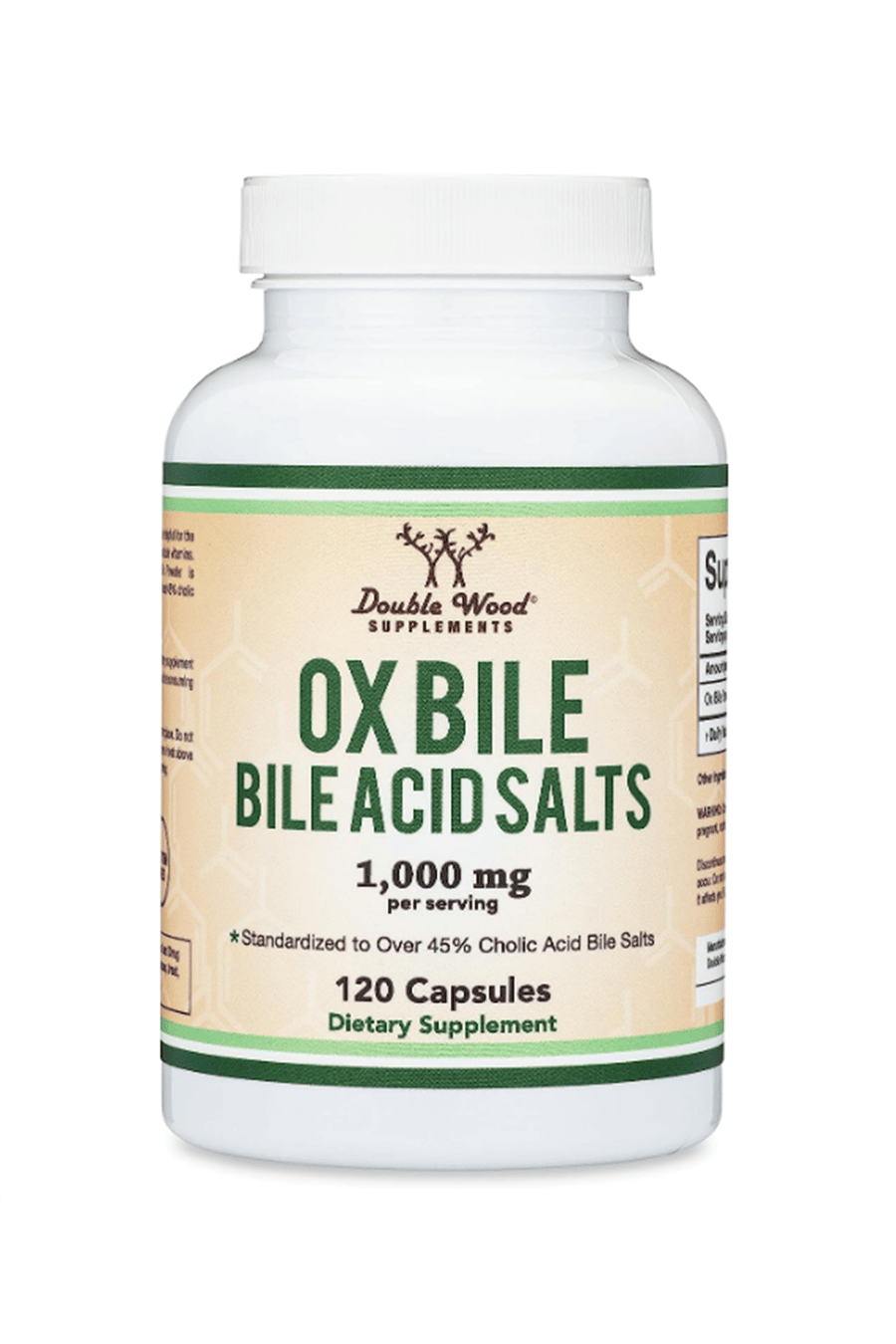 Double Wood  Ox Bile for No Gallbladder 1000mg  120 Capsul.Abd Menşei 41.