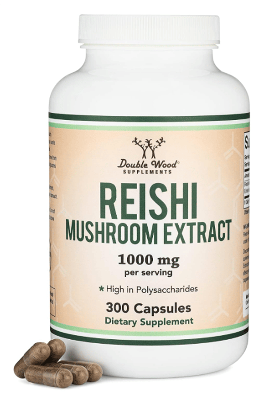 Double Wood Reishi Mushroom  (Red Reishi) 300 Capsul.41.