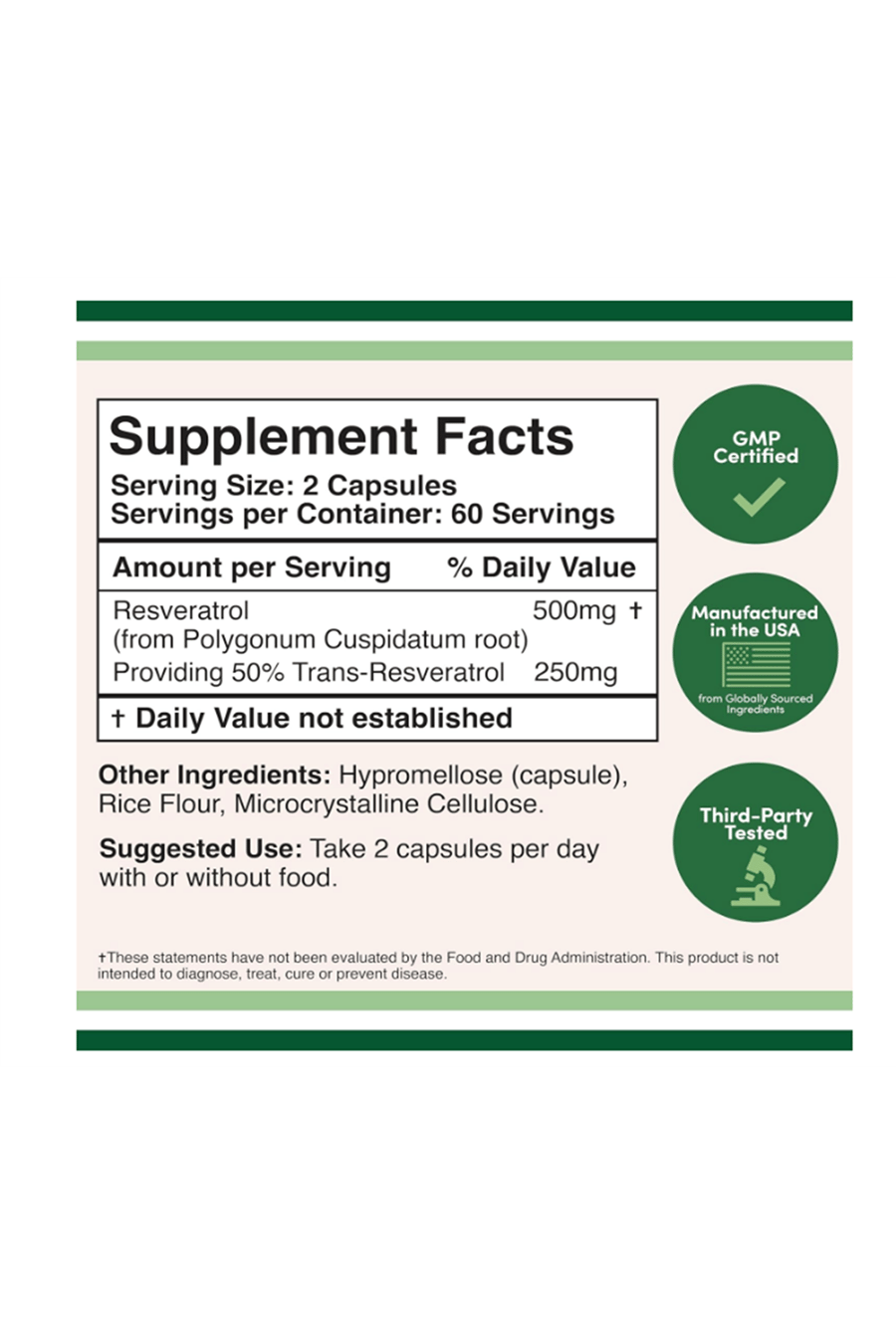 Double Wood Resveratrol 500mg 120 Capsul.ABD MENŞEİ.39.