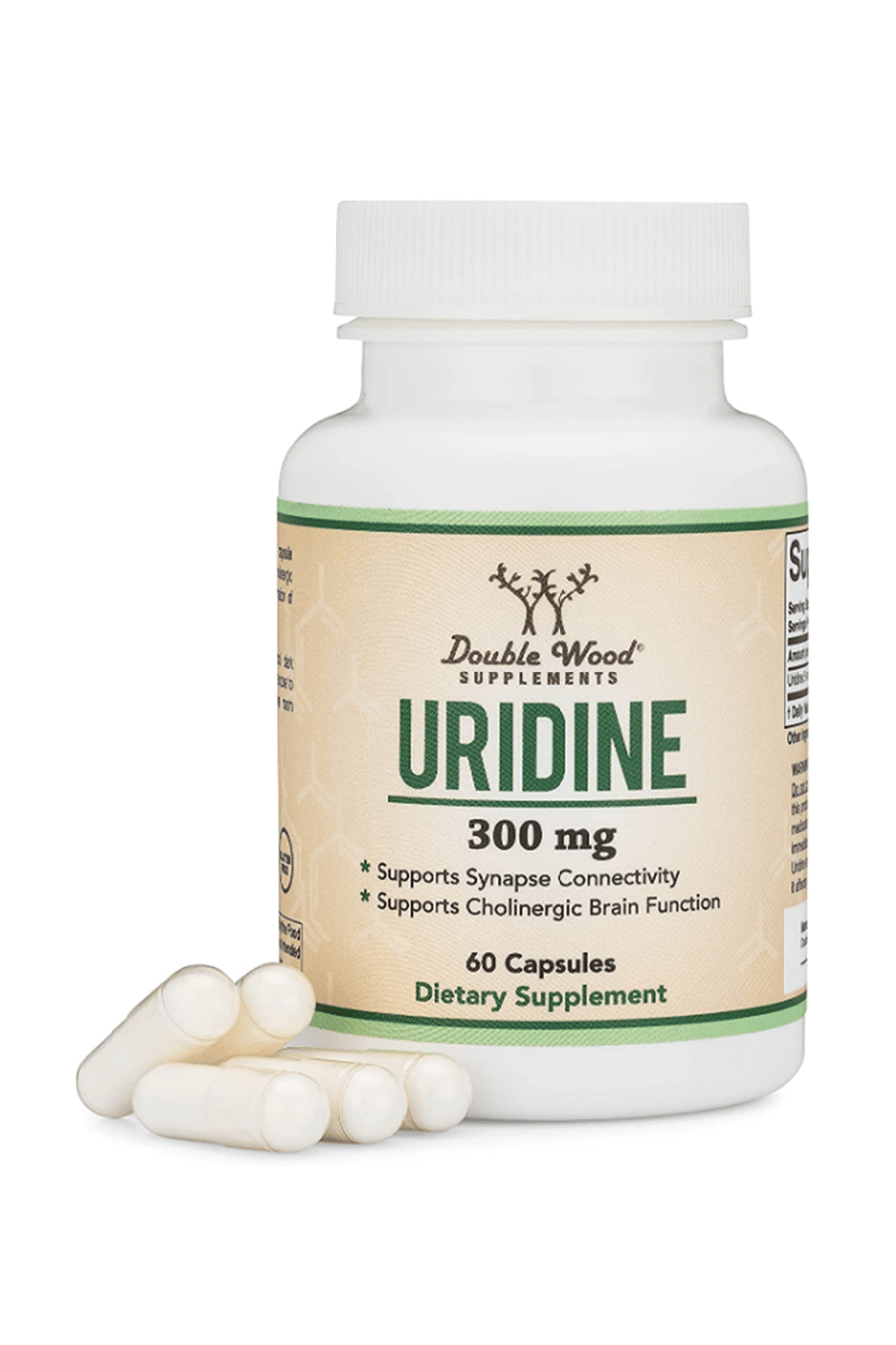 Double WOOD  URİDİNE Monophosphate (Choline Enhancer, Beginner Nootropic). 60 Capsul.38.